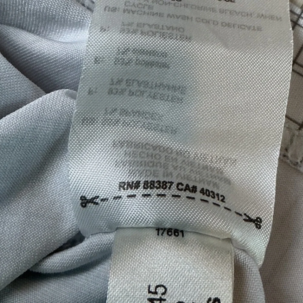 Adidas Golf Polo Shirt Mens 2XL White Grey PreLoved